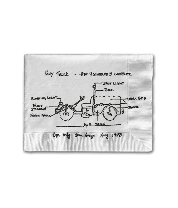 1980 napkin